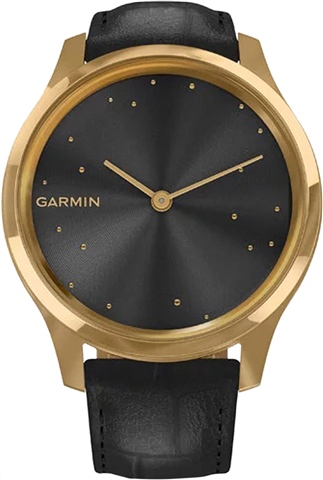 Garmin Vivomove Luxe 42mm 24K Gold PVD Leather Strap Hybrid